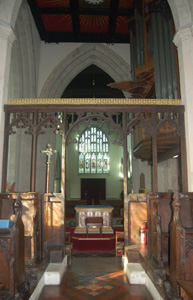 Looking west from the chancel October 2008